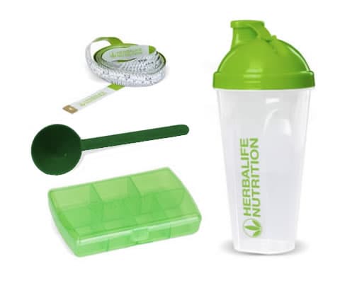 Shakebeker - Tablettendoos - Maatlepel - Meetlint